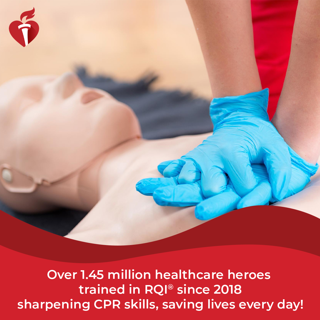 🚀 1.45M+ healthcare providers trained since 2018! RQI® keeps CPR skills sharp, reducing decay &amp; preparing millions to save lives.

#RQI #CPRTraining #AHA