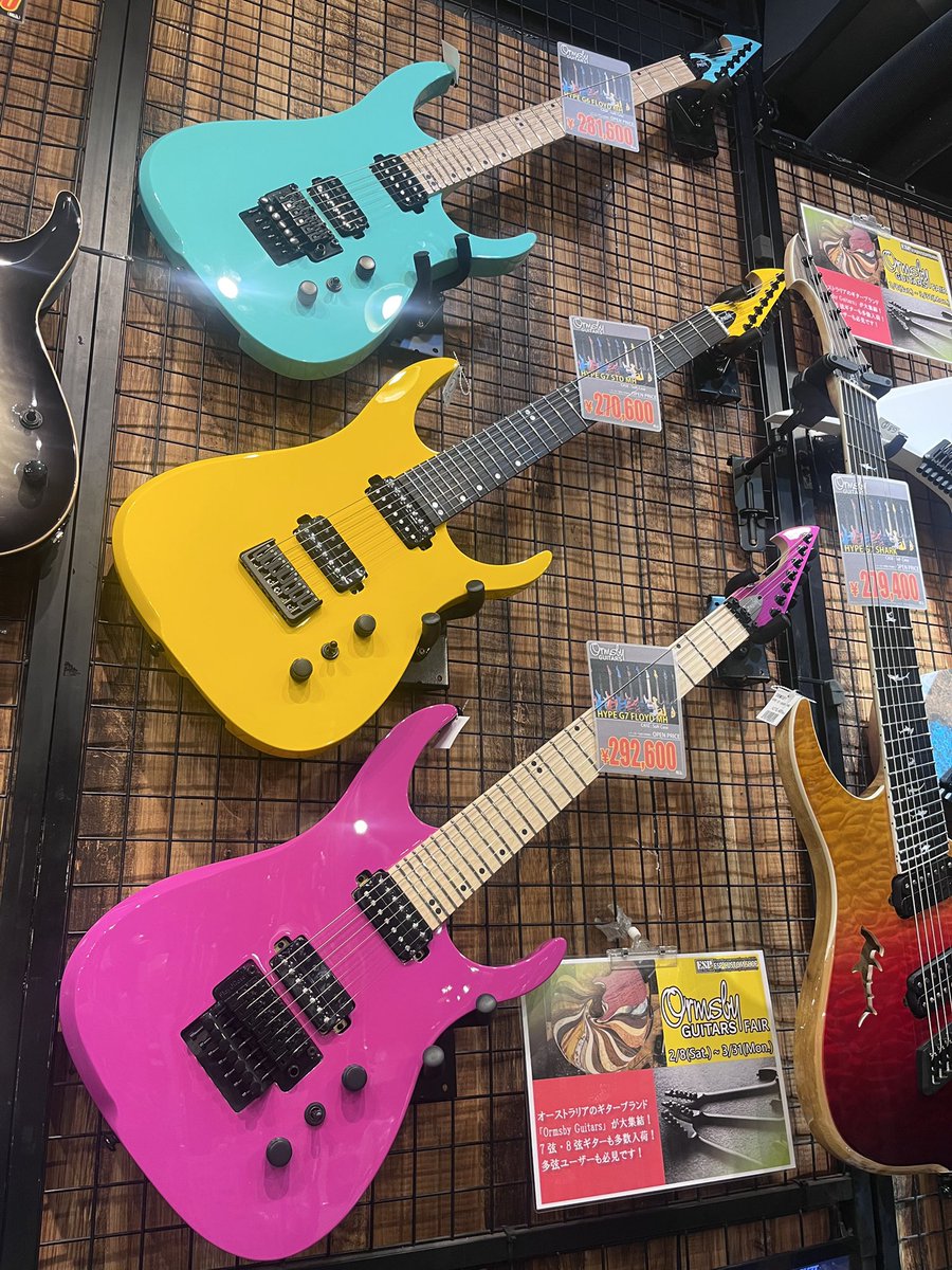 Ormsby Guitars Fair』絶賛開催中‼️ オーストラリアのギターブランド