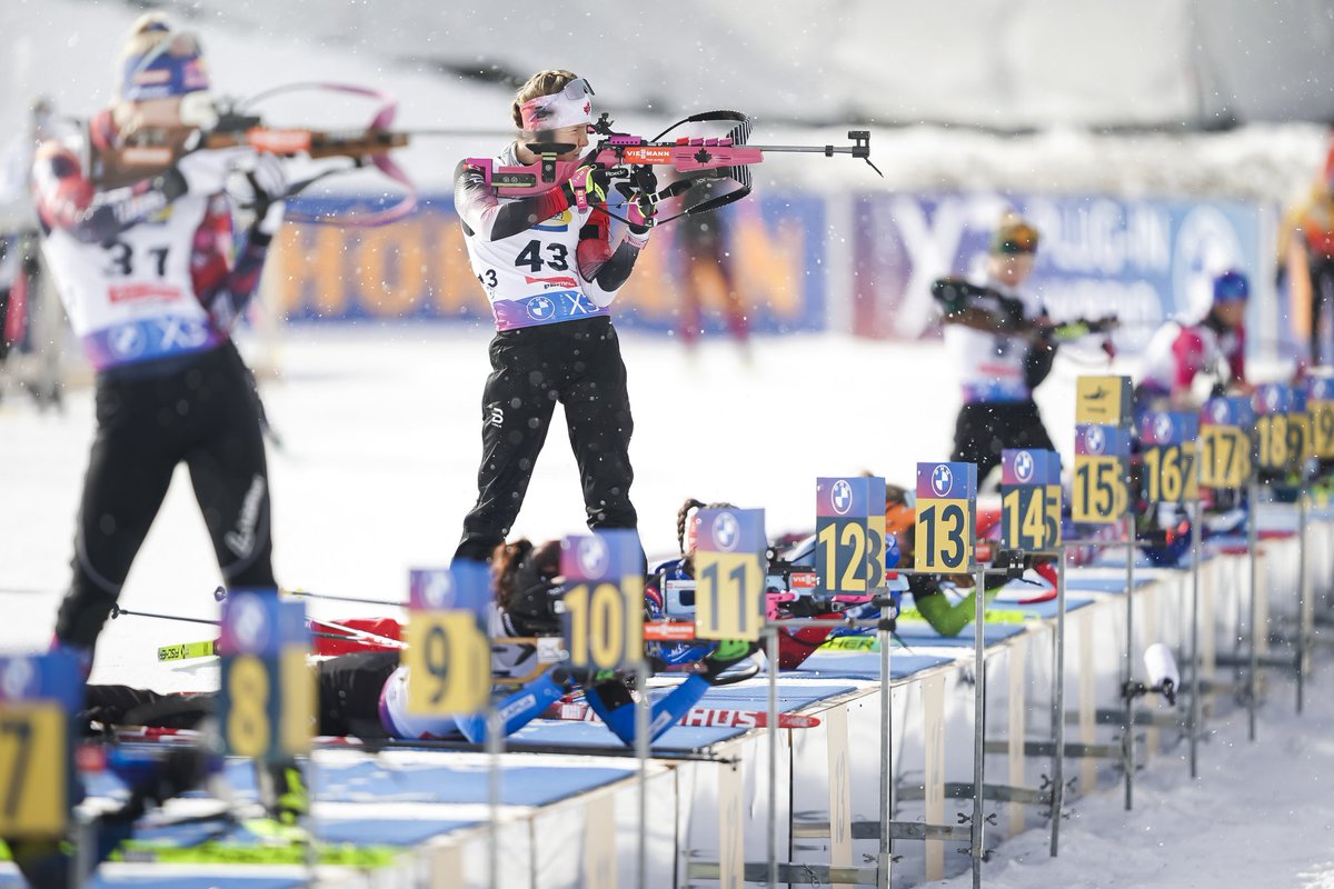 Great racing by our women in WCH Sprint who all placed withing the top 40! Looking forward to an awesome Pursuit

Superbe course de nos femmes au WCH Sprint qui se sont toutes classées dans les 40 premières ! Nous attendons avec impatience une poursuite impressionnante.