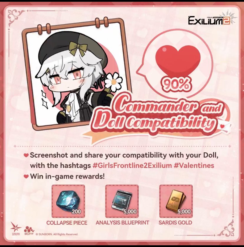 ImanityNguyen's tweet photo. @GFL2EXILIUM_EN #GirlsFrontline2Exilium #Valentines https://t.co/6SKWgNl8rE