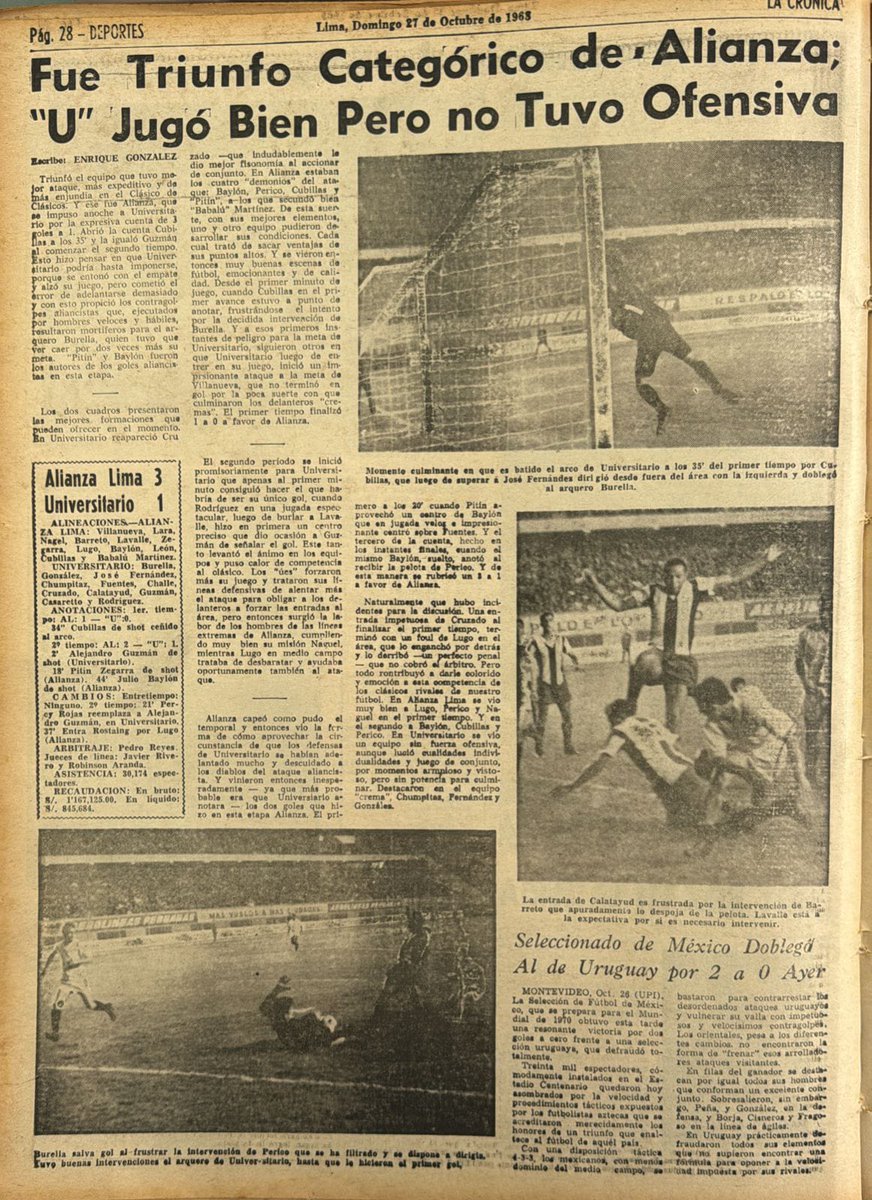 15 de Febrero 
Fecha de un amor que nació para no morir
Soy tan aliancista como la 1era vez que te vi en triunfo clásico  3 a 1 año 1968
Baylon, Pitin, Perico, Cubillas, Cueto, Velasquez, por ellos y a parte de alli, gritaré hasta la muerte 
Arriba Alianza toda la vida