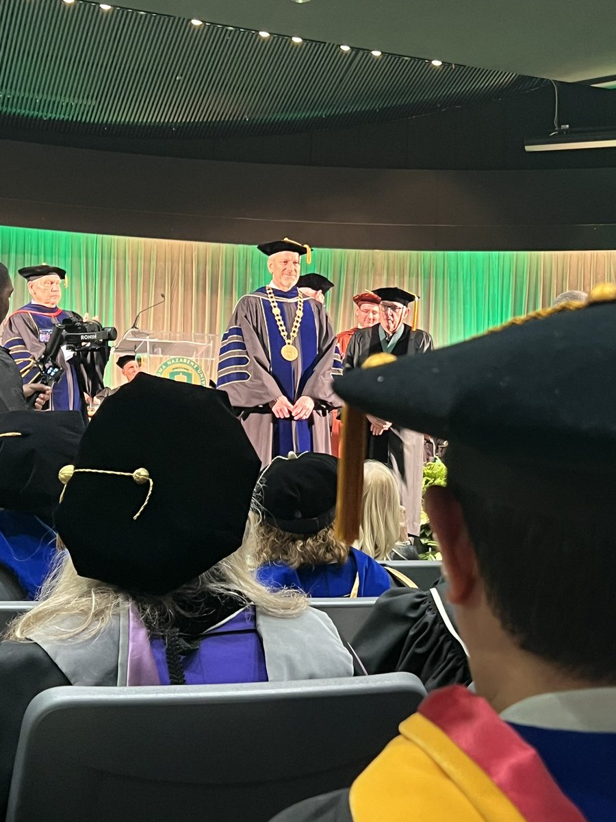Oxytocin earrings and Valentines Day inauguration of a new university president <a href="/PLNU/">Point Loma Nazarene University</a> ❤️ 🦭#chemistryearringselfie