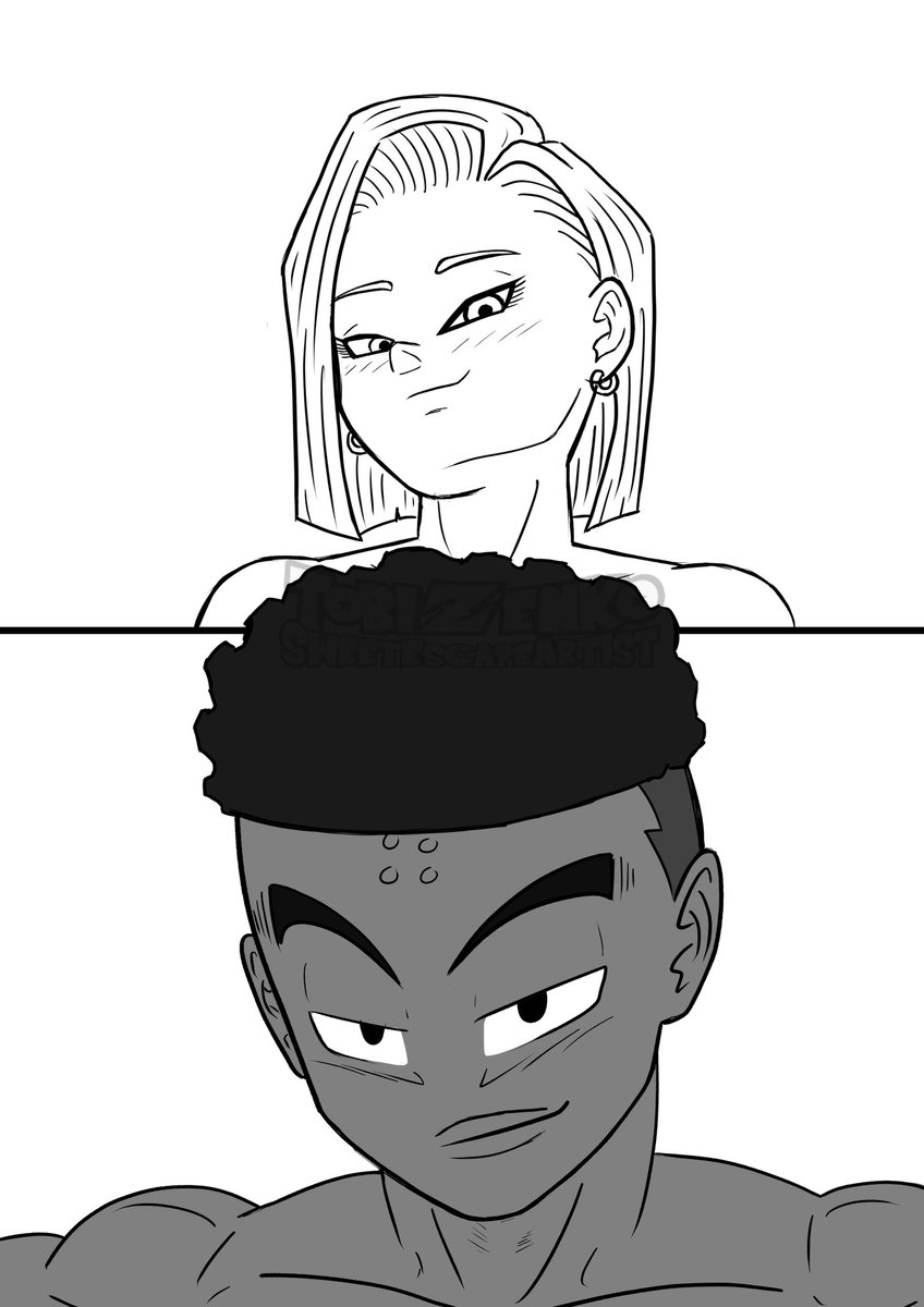 TobiAkko's tweet photo. Dimensions collide for different versions of K18 

#ValentinesDay #K18 #Android18 #BLACKED #BBC #Krillin 

(1/2) https://t.co/jJVJ9rcz2X