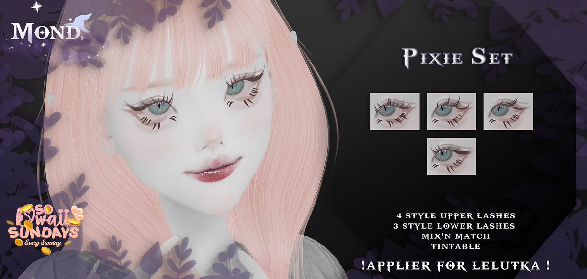 (*ˊᗜˋ*) ~✧ Hello My little Mond 
~✧ - Pixie Set x @ SokawaiiSundays 
~~~~~~~~~~~~~~~~~~~~~~~~ 
♡ Taxi for Mainstore: 
maps.secondlife.com/secondlife/Cro…