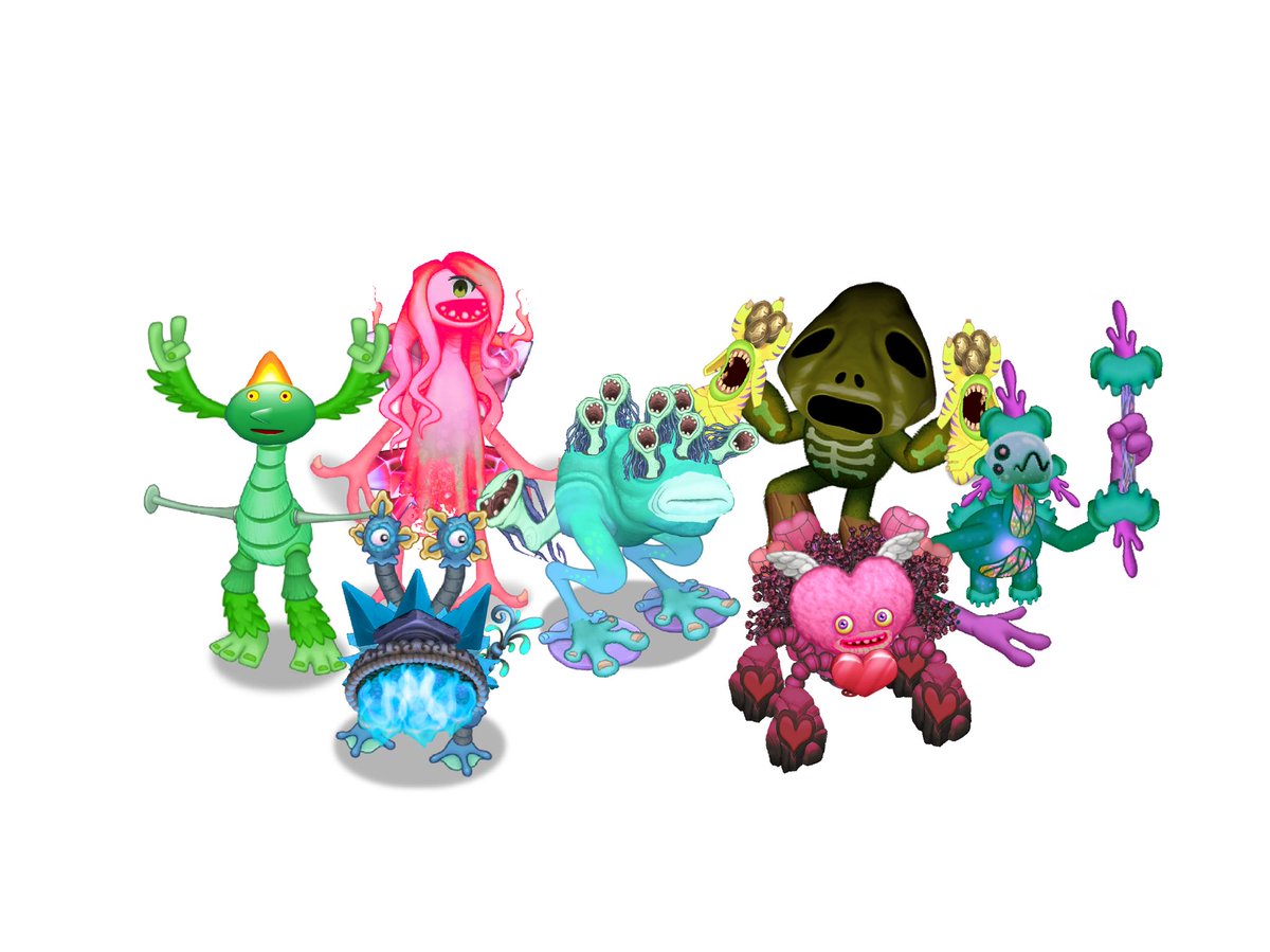 Meet the family!

Braill, Lovebro, geebie, Medium Mirror Lightzookslympic Torchalline Castle, Newlash, Yuudoo, and Pink!

With more to come!