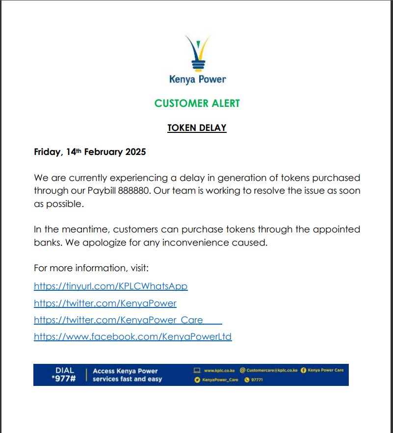 its_Arap_Rotich's tweet photo. KCB recently launched a new way of buying KPLC tokens directly from the bank.  One thing about the system is that the transaction cost is so high that buying ksh 50 units cost ksh 36. 

Now Kenya power has colluded with the banks to paralyse the famous playbill. https://t.co/18WqlJbjV8