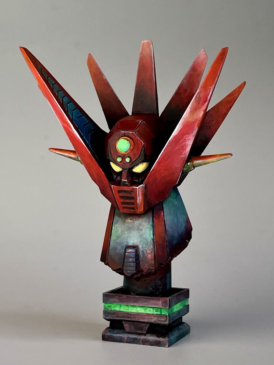 ゲッタードラゴン（ラフ原案ver.）頭像 冬ワンフェスで買ったT・O・P