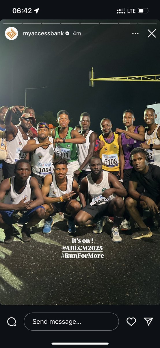 Let’s do this!😎

#ABLCM2025 #RunForMore #RunLagosWithAccess