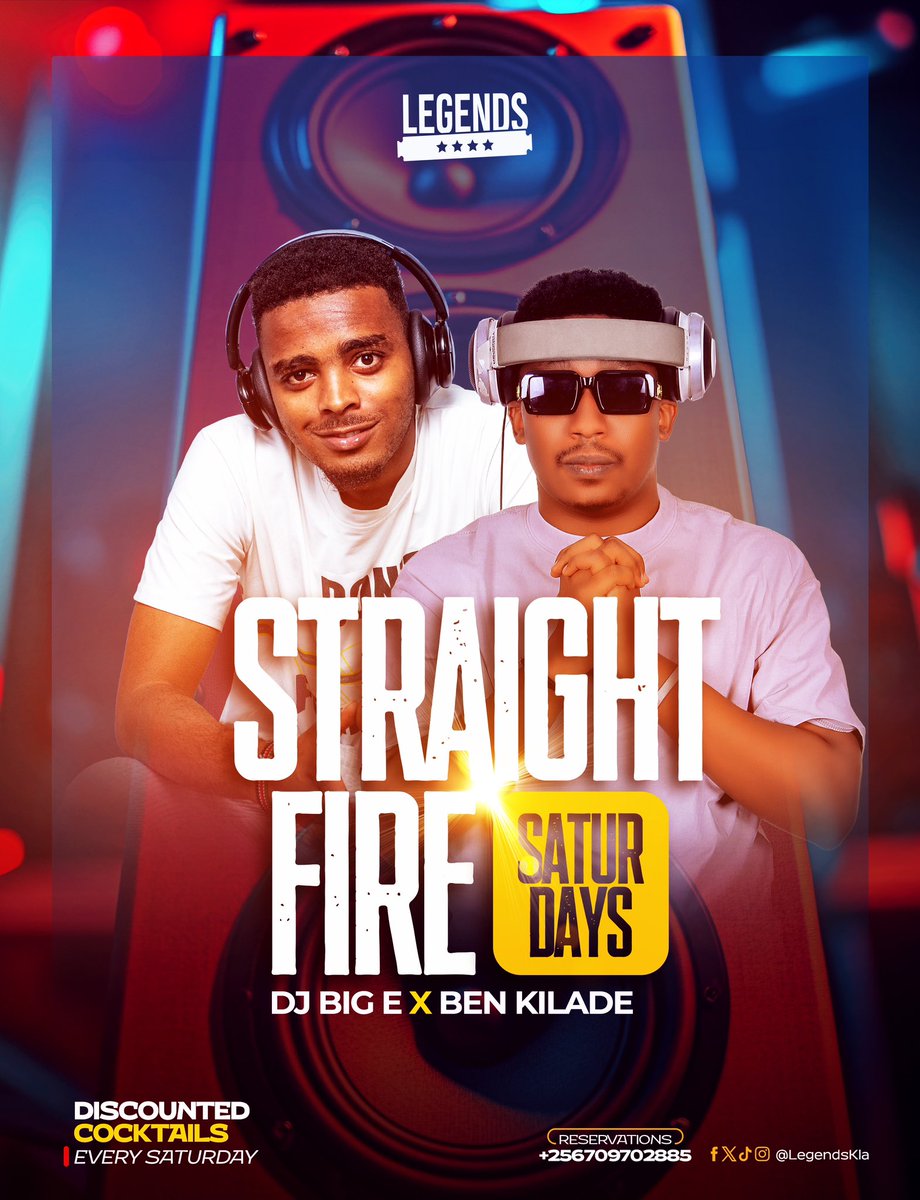 Legends (@legendskla) on Twitter photo The #ValentinesDay mood is still on, & weβre keeping it lit at #StraightFireSaturdays π₯π―
π§ <a href="/Deejaybige1/">Deejay Big E</a> & <a href="/Dj_BenKilade/">Dj Ben Kilade official πΊπ¬</a> on deck
πΉ πbites & drink specials
πΆ Pure weekend magic
Letβs again dance, sip, & vibe all night
Tag your squad & pull up π₯³
#WeekendVibes The #ValentinesDay mood is still on, & weβre keeping it lit at #StraightFireSaturdays π₯π―
π§ <a href="/Deejaybige1/">Deejay Big E</a> & <a href="/Dj_BenKilade/">Dj Ben Kilade official πΊπ¬</a> on deck
πΉ πbites & drink specials
πΆ Pure weekend magic
Letβs again dance, sip, & vibe all night
Tag your squad & pull up π₯³
#WeekendVibes