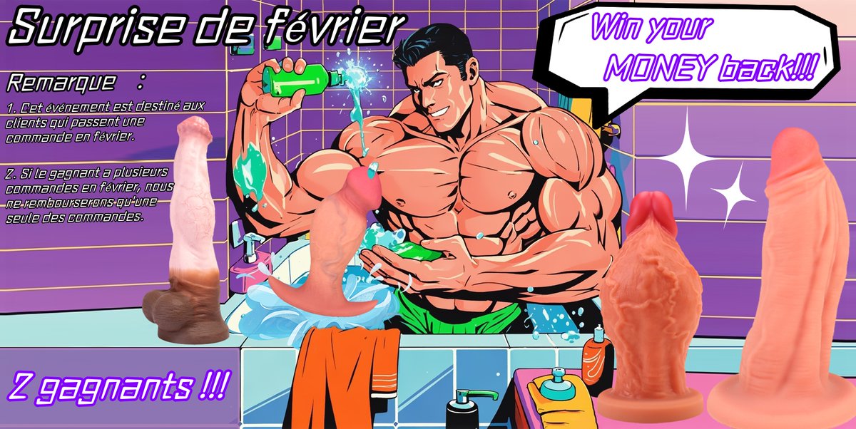 😍Comment gagner ?
1⃣passez une commande en février sur notre site officiel.

🔗tarisss.com

2⃣début mars, 2 gagnants (2 commandes au total) seront tirés au sort et nous leur rembourserons ces 2 commandes.

#promo #sextoy #TaRissFR