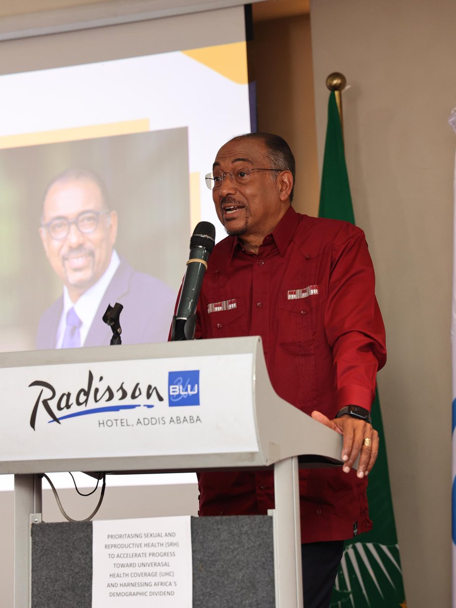 MichelSidibe's tweet photo. Yesterday in Addis Ababa, on the margins of the AU Summit, I was privileged to join AUDA-NEPAD in launching the 24 Priority Medical Products & Roadmap for Regional Manufacturing in Africa alongside Ministers, AU & UN leaders, RECs, and industry partners. A bold step for health sovereignty! #AUSummit #HealthForAll #unfpa @dienekeita @NEPAD_Agency @DlaminiZuma @DrSenait @nardosbthomas @MekdesDaba