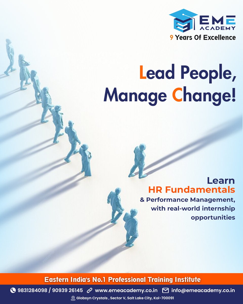 emeacademyofc's tweet image. At EME Academy, we don’t just teach theory—we prepare you for real-world HR challenges with hands-on training and internships. Become the leader who drives change!
📞 Call: 9831284098 / 9093926145
🌐 Visit: emeacademy.co.in
#EMEAcademy #HRFundamentals #HRTraining