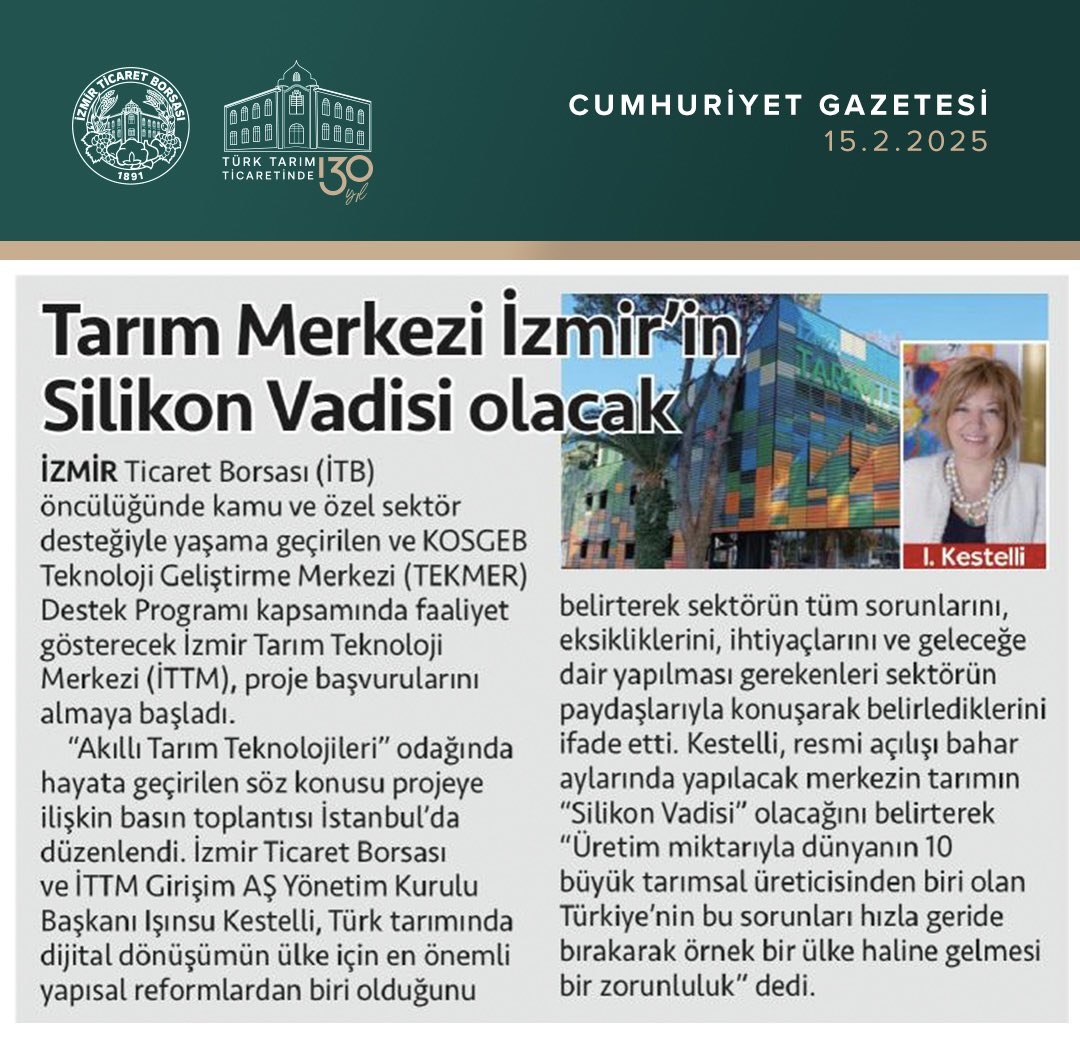izmirticborsasi's tweet photo. #BasındaBiz https://t.co/1iIJXCngjY