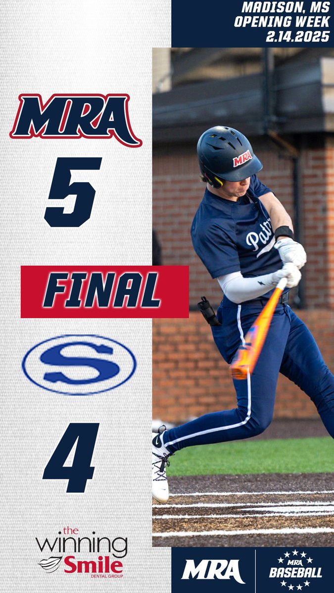 Baseball | MRA (@mrabaseball) on Twitter photo Pats Win Again!
Top Hitters:
<a href="/ggardner_6/">Garrett Gardner</a> 1H 1R 2RBI
<a href="/jackpoole_11/">Jack Poole</a> ๐ฃ 1R 1RBI BB
<a href="/WillBizot2/">Will Bizot</a> 2B 1R 1RBI BB
<a href="/ReidGandy/">Reid Gandy</a> 2B 1R
<a href="/GunnarTswanson/">Gunnar Swanson</a> 1H 1RBI BB
Pitchers:
<a href="/SamuelStockett/">Samuel Stockett</a> 2IP 4H 3SO
<a href="/Holtadams4/">Holt</a> 2IP 2H 1K
<a href="/Varnell_Dylan/">Dylan Varnell</a> 2IP 1H 1K
<a href="/kade_buchanan12/">Kade Buchanan</a> 1 IP 2K (W) Pats Win Again!
Top Hitters:
<a href="/ggardner_6/">Garrett Gardner</a> 1H 1R 2RBI
<a href="/jackpoole_11/">Jack Poole</a> ๐ฃ 1R 1RBI BB
<a href="/WillBizot2/">Will Bizot</a> 2B 1R 1RBI BB
<a href="/ReidGandy/">Reid Gandy</a> 2B 1R
<a href="/GunnarTswanson/">Gunnar Swanson</a> 1H 1RBI BB
Pitchers:
<a href="/SamuelStockett/">Samuel Stockett</a> 2IP 4H 3SO
<a href="/Holtadams4/">Holt</a> 2IP 2H 1K
<a href="/Varnell_Dylan/">Dylan Varnell</a> 2IP 1H 1K
<a href="/kade_buchanan12/">Kade Buchanan</a> 1 IP 2K (W)