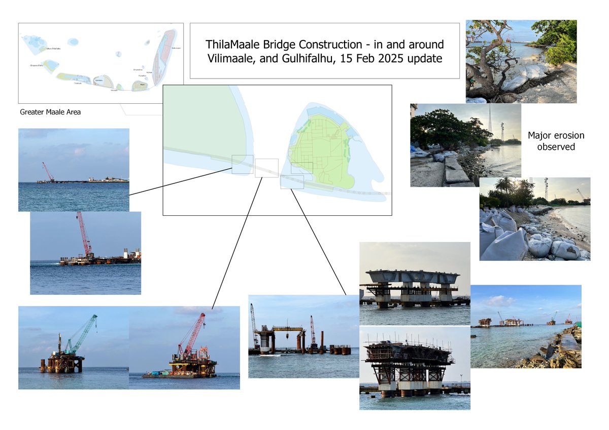 Mohamed Imad (@_mohamedimad) on Twitter photo #maldives #map #Maale #Vilimaale #ThilaMaale #infrastructure #development ThilaMaale #Bridge (TMB) Construction - in and around Vilimaale & Maale and erosion in Vilimaale, 15 Feb 2025 update. <a href="/SavetheBeachVM/">Save the Beach</a> <a href="/diverslodge/">Divers Lodge Maldives</a>
<a href="/MaleCitymv/">Malé City Council</a> <a href="/hdcmaldives/">Housing Development Corporation</a> <a href="/MoCLPmv/">Ministry of Cities, Local Government, Public Works</a>
<a href="/MoCImv/">Ministry of Construction, Housing & Infrastructure</a> #VisitMaldives #maldives #map #Maale #Vilimaale #ThilaMaale #infrastructure #development ThilaMaale #Bridge (TMB) Construction - in and around Vilimaale & Maale and erosion in Vilimaale, 15 Feb 2025 update. <a href="/SavetheBeachVM/">Save the Beach</a> <a href="/diverslodge/">Divers Lodge Maldives</a>
<a href="/MaleCitymv/">Malé City Council</a> <a href="/hdcmaldives/">Housing Development Corporation</a> <a href="/MoCLPmv/">Ministry of Cities, Local Government, Public Works</a>
<a href="/MoCImv/">Ministry of Construction, Housing & Infrastructure</a> #VisitMaldives
