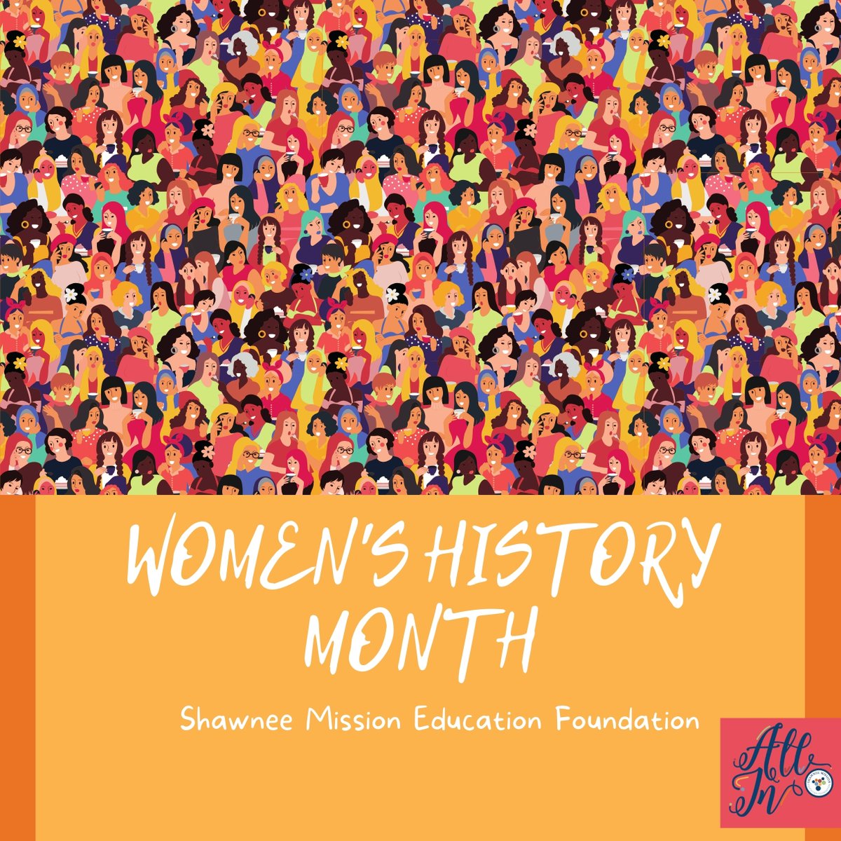 Going #ALLIN to celebrate and uplift the achievements and resilience of women everywhere, happy Women's History Month!