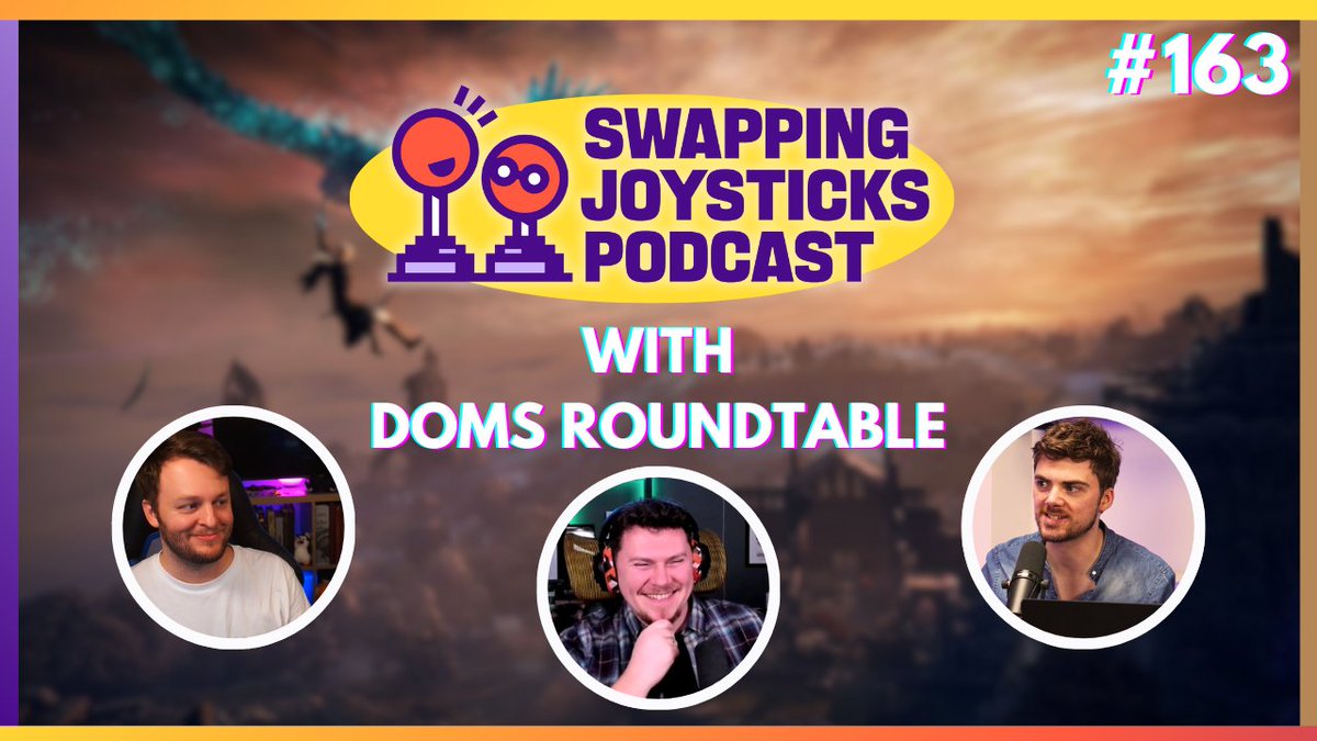 BiggusBennus - Ben Austwick (@biggusbennus1) on Twitter photo This week we're joined by <a href="/DomsRoundtable/">Doms Roundtable</a> for a very special episode of <a href="/SwapJoysticks/">Swapping Joysticks Podcast 🎙️</a>!
⭐Elden Ring Nightreign
⭐Game guides
⭐FF7 talk
⭐Upcoming releases!
🔽LINKS🔽 This week we're joined by <a href="/DomsRoundtable/">Doms Roundtable</a> for a very special episode of <a href="/SwapJoysticks/">Swapping Joysticks Podcast 🎙️</a>!
⭐Elden Ring Nightreign
⭐Game guides
⭐FF7 talk
⭐Upcoming releases!
🔽LINKS🔽