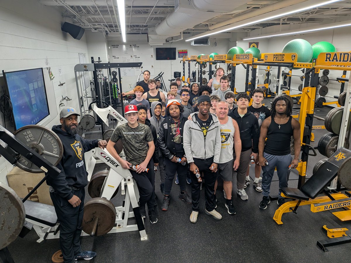 North Farmington Football (@nfraidersfball) on Twitter photo Great job getting it in today! Back at it again 9am March 15th! #DominateNow <a href="/wbslobin/">Billy Slobin</a> Great job getting it in today! Back at it again 9am March 15th! #DominateNow <a href="/wbslobin/">Billy Slobin</a>