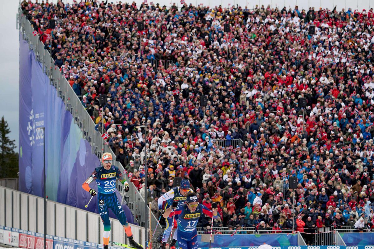 This is World Champs in Trondheim🇳🇴
Fantastic to race among 40.000 spectators today.
P18 and perhaps the best result I’ve got in a World Champs.
But I am aiming for more next week🙌🏻😇🇮🇪