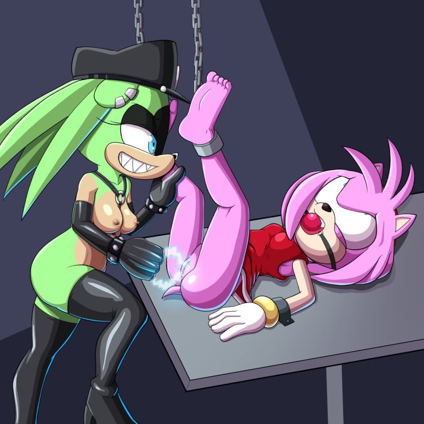Surge wanted to have a little bonding session with Amy, tho her idea of bonding was rather intense hehe~ Tho Amy does love being gagged and dominated so she loved it like a good slut~ 

#LewdRP #NSFWRP #AmyRose #sonicnsfw #bdsm