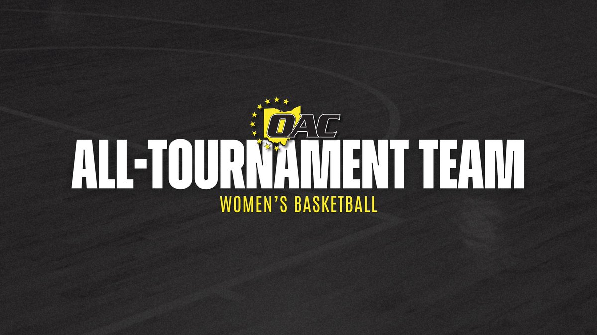 Ohio Athletic Conference (@ohathleticconf) on Twitter photo Congratulations to the 2025 OAC Women's Basketball All-Tournament Team! 🏀
Caely Ressler, <a href="/BW_wbasketball/">BW Women's Basketball</a> (MVP)
Laura McCoy, <a href="/BW_wbasketball/">BW Women's Basketball</a>
Bri O'Connor, <a href="/CapitalWBB/">CapitalWBB</a>
Kristen Luersman, <a href="/Onuwomensbball/">ONU Women's Basketball</a>
Brooke Allen, <a href="/Onuwomensbball/">ONU Women's Basketball</a>
Kathleen DeCarlo, <a href="/Ott_Wbasketball/">Otterbein Women’s Basketball</a>
#OAC | Congratulations to the 2025 OAC Women's Basketball All-Tournament Team! 🏀
Caely Ressler, <a href="/BW_wbasketball/">BW Women's Basketball</a> (MVP)
Laura McCoy, <a href="/BW_wbasketball/">BW Women's Basketball</a>
Bri O'Connor, <a href="/CapitalWBB/">CapitalWBB</a>
Kristen Luersman, <a href="/Onuwomensbball/">ONU Women's Basketball</a>
Brooke Allen, <a href="/Onuwomensbball/">ONU Women's Basketball</a>
Kathleen DeCarlo, <a href="/Ott_Wbasketball/">Otterbein Women’s Basketball</a>
#OAC |