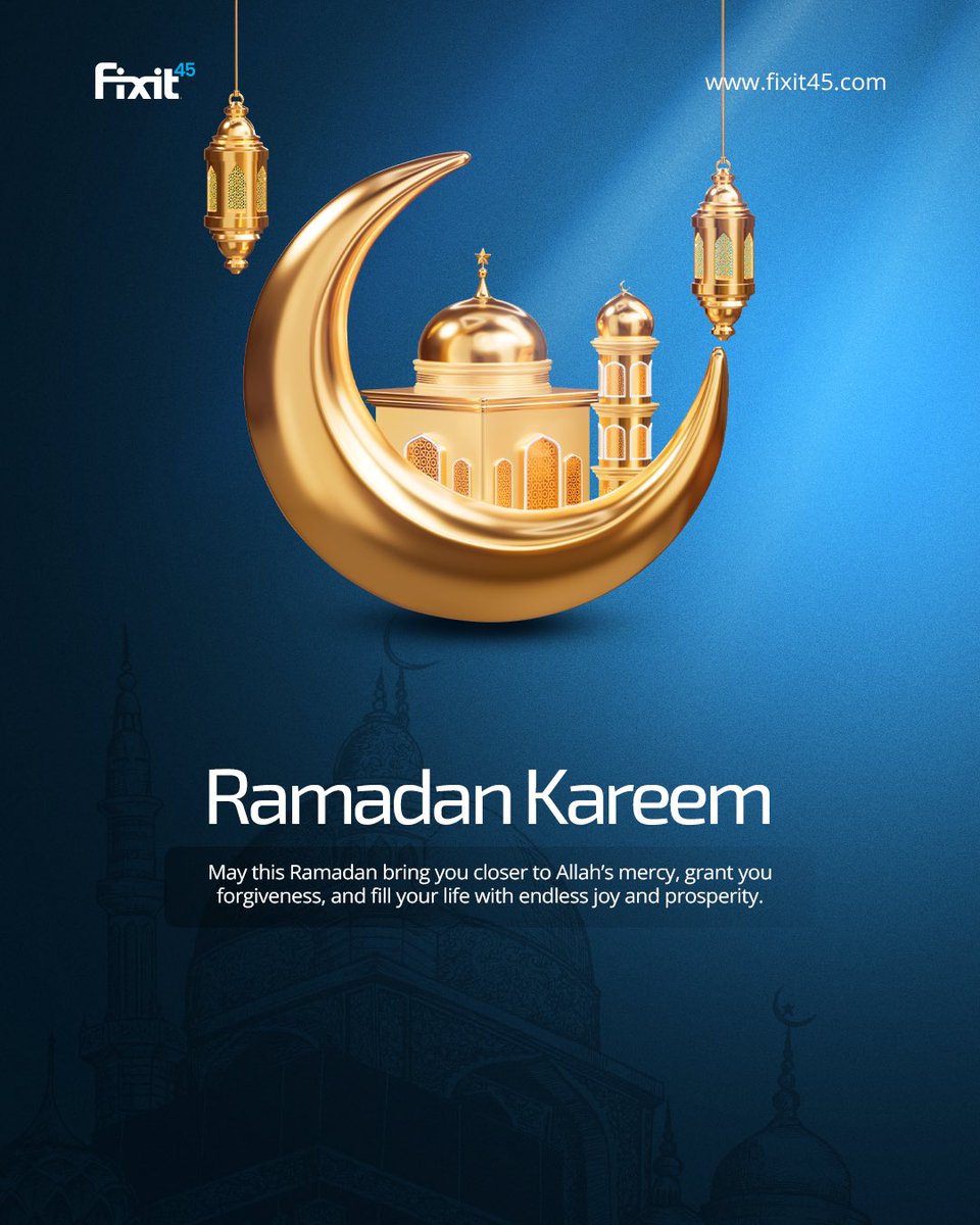 fixit45hq's tweet image. 🌙✨ Wishing everyone a blessed and peaceful Ramadan! May this holy month bring you joy, reflection, and spiritual growth. Ramadan Mubarak! 🌙💛 

#Ramadan #Blessings #Peace #fixit45