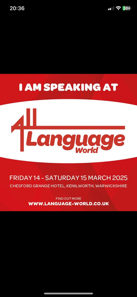 Elizabeth Franklin (@frenchwithmissf) on Twitter photo Looking forward to connecting with colleagues at Languages World conference later this month. 
I’ll be presenting on ‘Effective Middle Leadership in MFL’ on Friday. #mfltwitterati Looking forward to connecting with colleagues at Languages World conference later this month. 
I’ll be presenting on ‘Effective Middle Leadership in MFL’ on Friday. #mfltwitterati