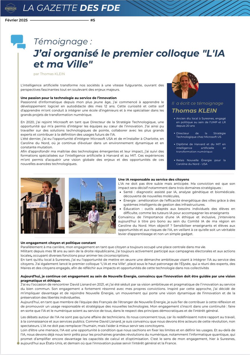NEnergie_FDE's tweet image. 📣 La gazette de #février25 des #FDE @Nouv_Energie vient de paraître 🤩 !! De nouveaux témoignages &amp;amp; surtout la réponse en direct de @davidlisnard à un élu consulaire 👉 À vos likes et à vos partages ☺️ n’hésitez pas à nous contacter pour la recevoir en intégralité 📧 #newsletter