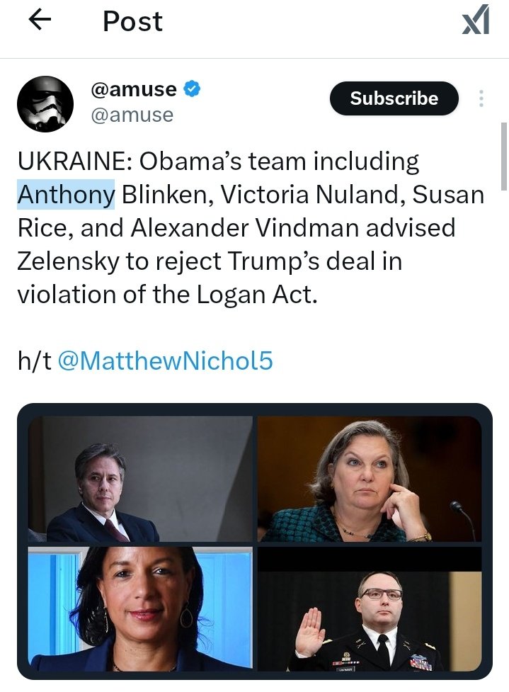 PatrioticYuth's tweet image. BigBreaking😳
کہا جارہا ہے کہ زیلنسکی کو ان لوگوں نے پمپ کیا تھا کہ ٹرمپ کی ڈیل مت ماننا 

آمریکہ میں قانون کے مطابق جو لوگ ریاست کے خلاف کسی اور کو پمپ کرتے ہیں ان پر لوگن ایکٹ
1/2
@ImranKhanPTI 
@ImranRiazKhan
@AliHZaidiPTI 
@HaleemAdil 
@ArifAlvi 
@FarhanKVirk 
@HassanAyub82