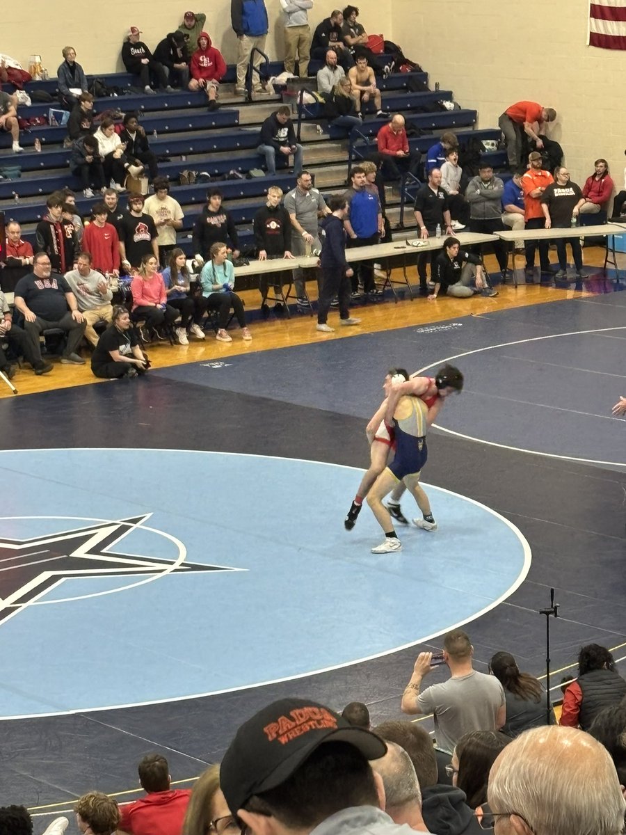 Tallmadge_AD's tweet photo. Congratulations to Junior, Ian Bee as he has qualified for State in back to back years!! Way to go Ian! Can’t wait to watch you in Columbus! 

He will wrestle a little later for 1st place!! https://t.co/L2rffIYyE3