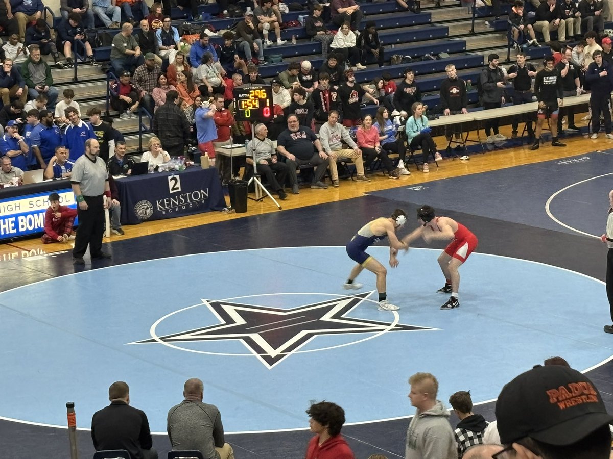 Tallmadge_AD's tweet photo. Congratulations to Junior, Ian Bee as he has qualified for State in back to back years!! Way to go Ian! Can’t wait to watch you in Columbus! 

He will wrestle a little later for 1st place!! https://t.co/L2rffIYyE3