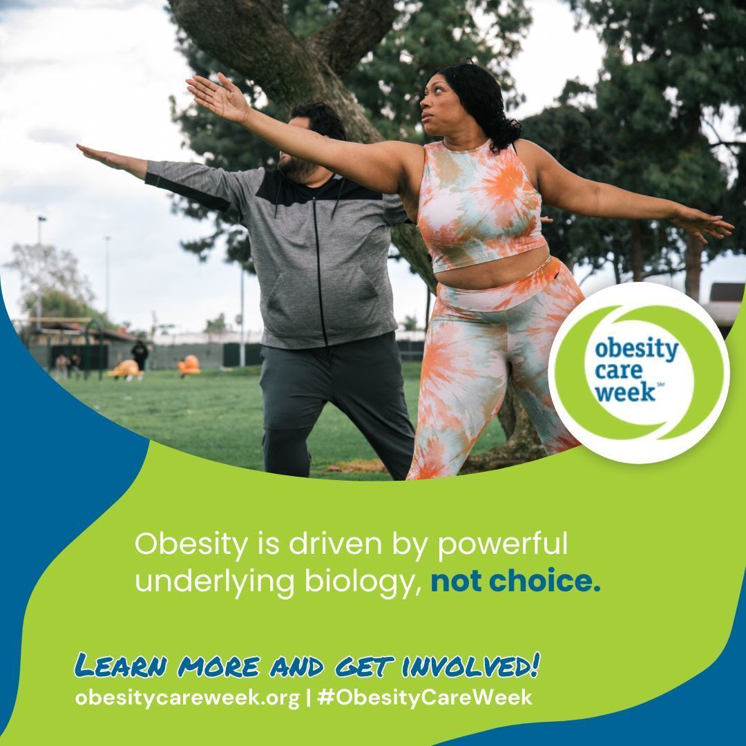 #ObesityCareWeek is in full swing! We’re teaming up with the @ObesityActionCoalition to fight for better care, better policies, and better outcomes for people impacted by obesity. 

📢 Want to stay in the loop? 🔗 Sign up here: obesitycareweek.org/ocw-alerts
