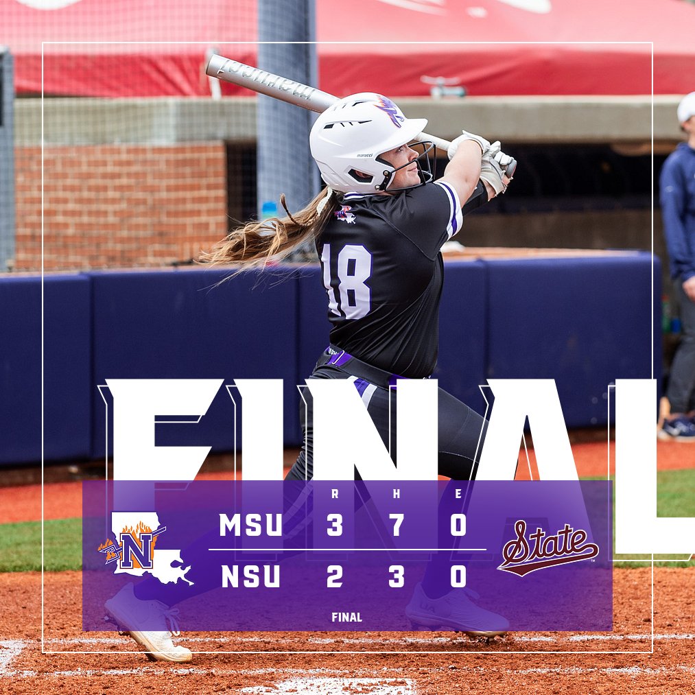 Northwestern state scored two and kept the # 20th team of the country to only 3 runs.

#Forkem