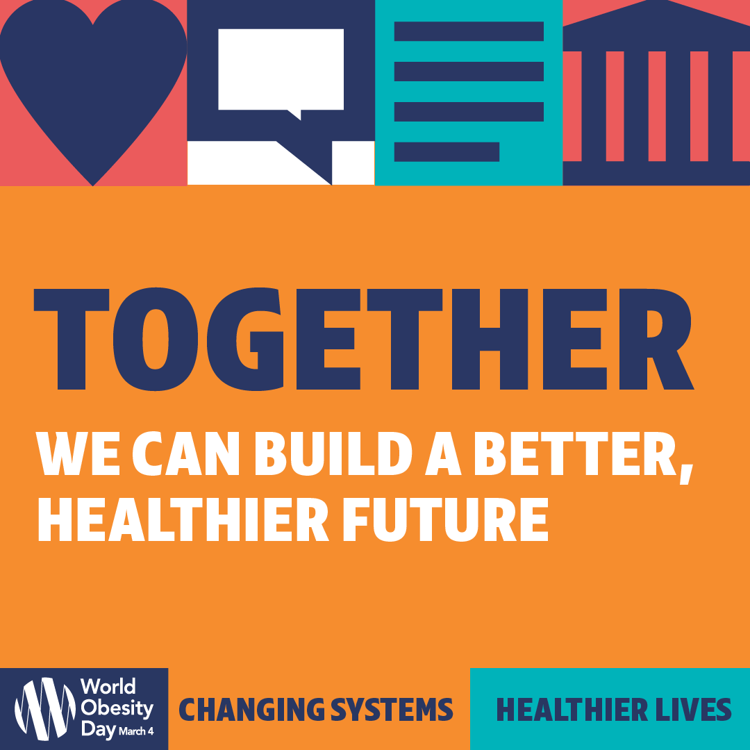 Today is World Obesity Day. For too long, the obesity crisis has been blamed on individuals. ❌ It’s time we shift the focus to the real issue—broken systems that need to change!

Join the movement &amp; get involved today: 🌍🔗 worldobesityday.org