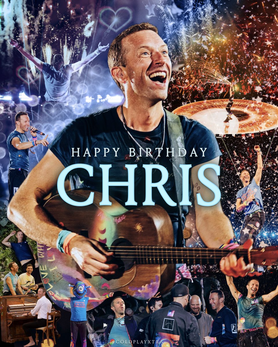 Happy Birthday, Chris Martin 🩵 <a href="/coldplay/">Coldplay</a>