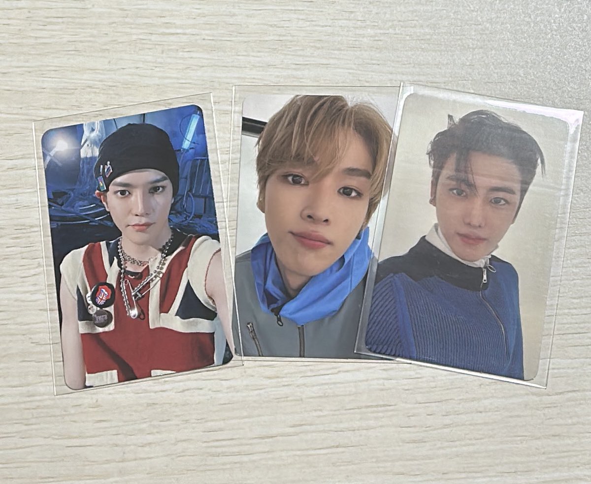 mm721_m's tweet photo. NCT 2021 universe 交換 
ジュエル　photo book ver.
譲▶︎ジュエル　テヨン
PB ソンチャン　ジェミン

求▶︎ジュエル　マーク
PB マーク　ヘチャン　ロンジュン

PBマークは緩く求めてます。

郵送にて📮
条件の合う方リプお願いします🐯 https://t.co/T8GeQg8lnO