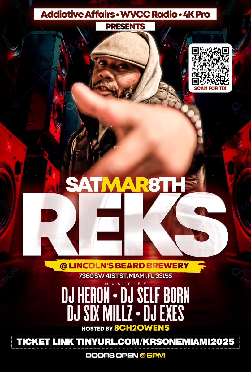 💥💥💥Sat March 8th, 2025💥💥💥
<a href="/teacha_krsone/">Teacha_KRSONE</a> Live
<a href="/lincolnsbeardbc/">Lincoln's Beard Brew</a> 

Hosted by <a href="/8chVCC/">8ch2Owens (Rudy Barro)</a> 

Music by 
@dj_heron 
@djselfborn 
@djexes1 
@djsixmillz 
#hiphop  #90shiphop