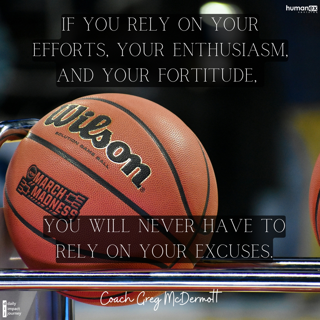 How does your level of enthusiasm impact your ability to stay committed to your goals?⛹🏻‍♂️ <a href="/cucoachmac/">Coach McDermott</a>

#dij #dailyimpactjourney #inspirationalquotes #sports