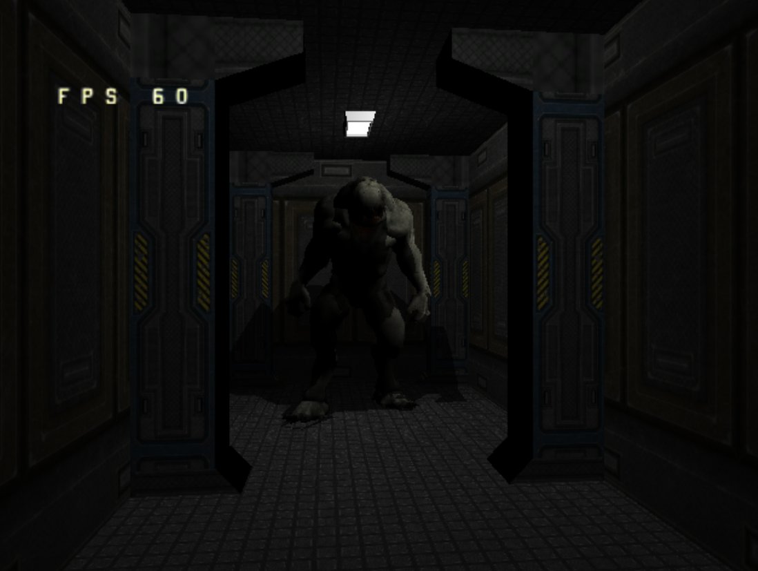 This is Dreamcast!💪 I haven't had much time for Spiral Engine lately, but its development continues, and it can do things like this, shadows on animated objects. 😁 #dreamcast #gamedev #retrocomputing