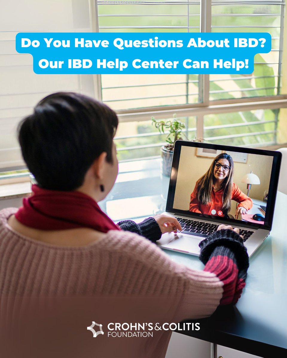 CrohnsColitisFn's tweet image. Need answers about IBD? Our IBD Help Center is here to support you! Staffed by knowledgeable specialists, we provide education on IBD management, treatment options, and coping strategies. Reach out to us for personalized guidance and resources. bit.ly/4c9QWRs #IBDSupport