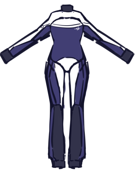 凪夏の新スーツの配色考えてる 