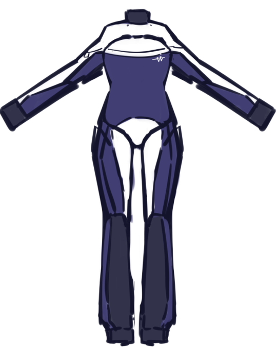 凪夏の新スーツの配色考えてる 