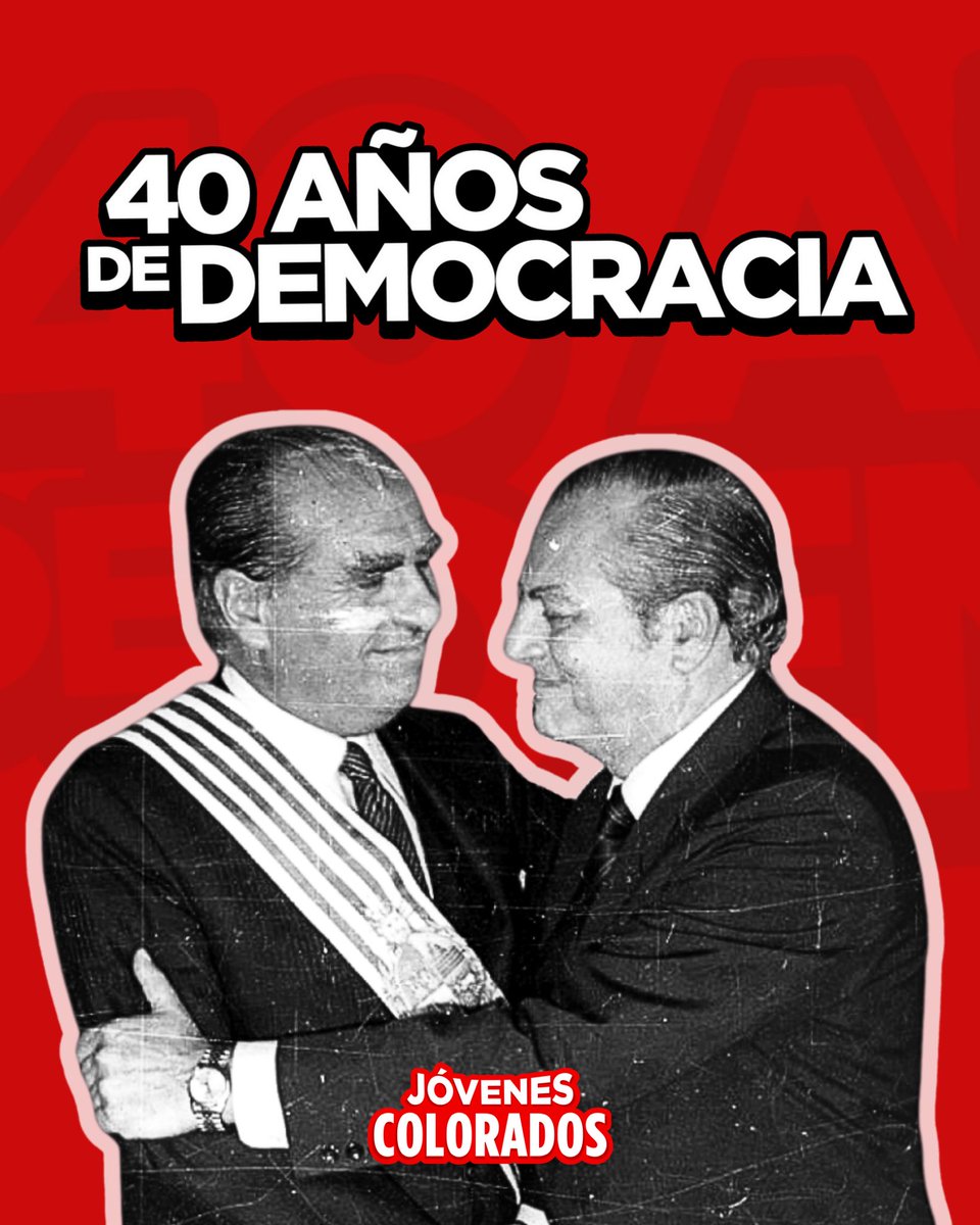 🇺🇾 Hoy celebramos cuatro décadas de democracia ininterrumpida.

🏗️ En estos 40 años, logramos consolidar un sistema democrático con instituciones fuertes, un compromiso inquebrantable con los DDHH y una ciudadanía activa que sigue construyendo futuro. +
