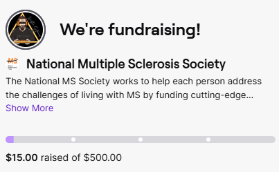 heathen_streamz's tweet image. Made the first donation! I did NOT want it to go a day with $0. 

#StreamToEndMS @StreamToEndMS @mssociety #MSSUCKS