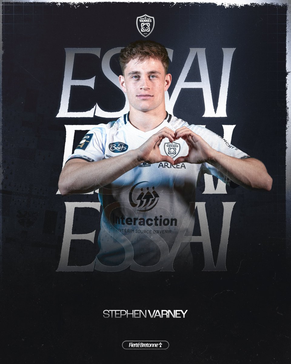 ⏱ 56' 𝐒𝐭𝐚𝐝𝐞 𝐓𝐨𝐮𝐥𝐨𝐮𝐬𝐚𝐢𝐧 49- 14 𝐑𝐂 𝐕𝐚𝐧𝐧𝐞𝐬

Deuxième essai breton du jour, il est marqué par Stephen Varney.

#FiertéBretonne