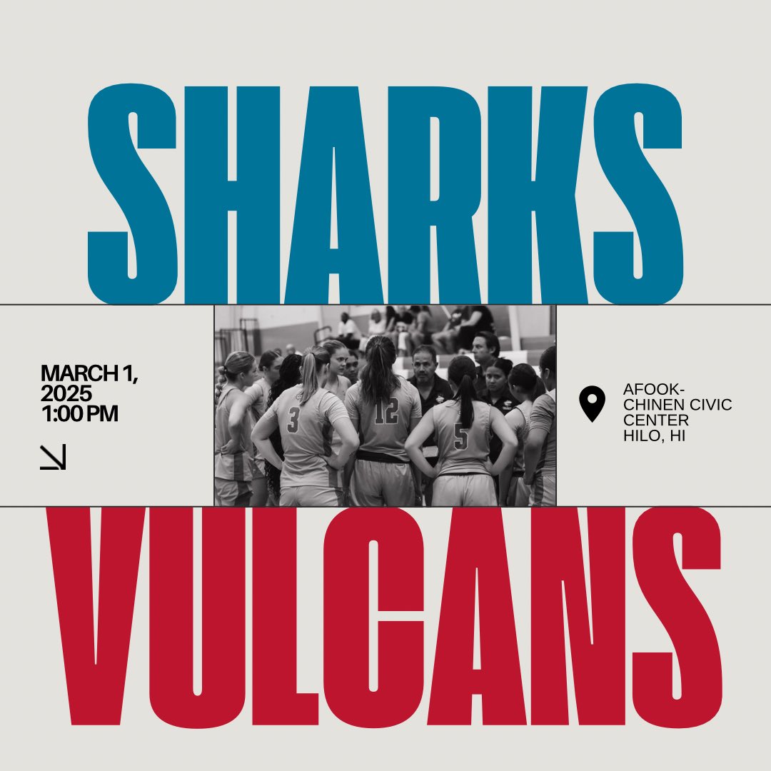 HPUSHARKSWBB's tweet image. It's the last game of the season! HPU is heading to the Big Island to take on the UH Hilo Vulcans in their final matchup. Be sure to tune in!
#goSharks🦈