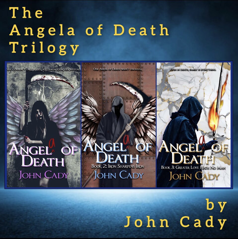 Books 1 and 2 are available now. Book 3 drops March 25th. If you haven’t begun Angela’s trilogy, there’s no time like the present. Links in the comments. 
#booktok #religiousfantasy #fantasybooks #christianfantasy #urbanfantasy #yafantasy #darkfantasy