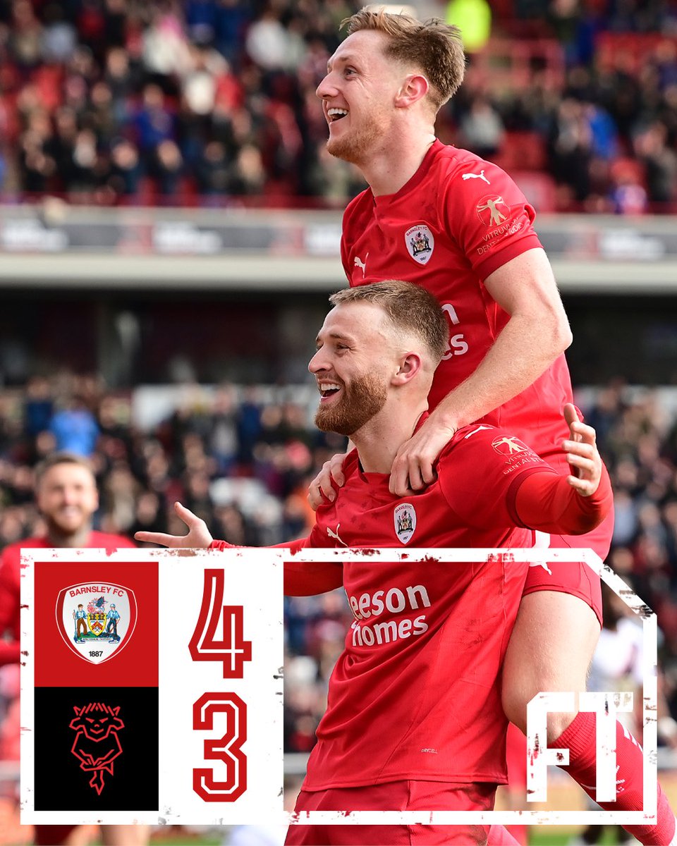 BarnsleyFC's tweet photo. THREE ON THE BOUNCE! 🙌 https://t.co/ut1h8YfP7o