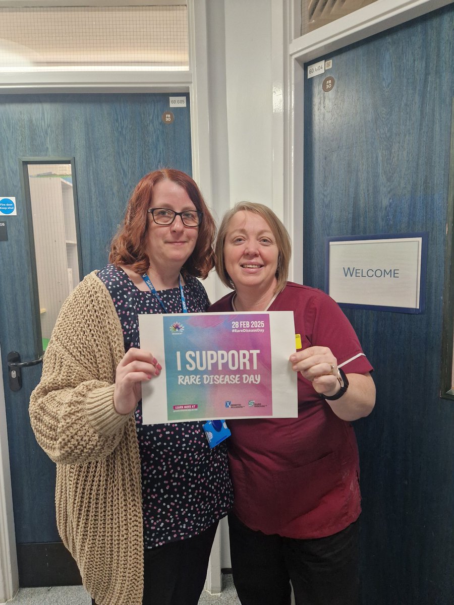 Happy to support #RareDiseaseDay with our Imaging staff. Lots of lovely cakes to raise some money for a great cause.