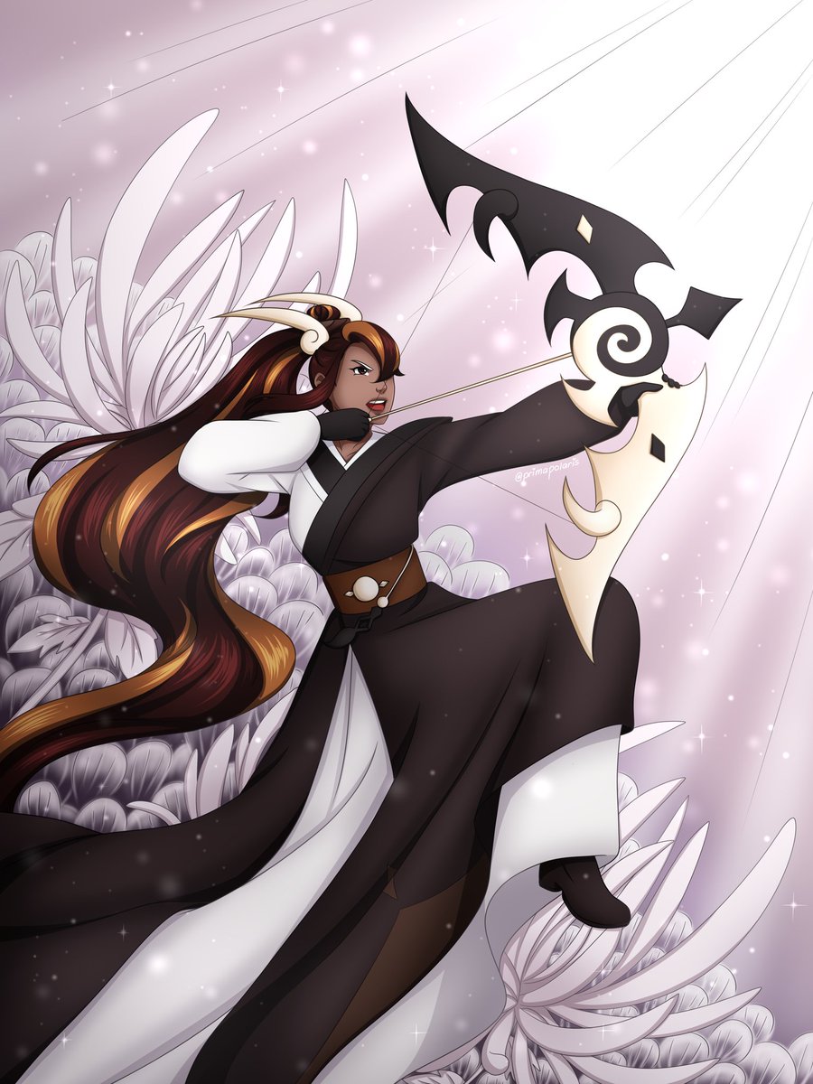 PrimaPolaris's tweet image. qrt with the character vs how you draw them 🏹